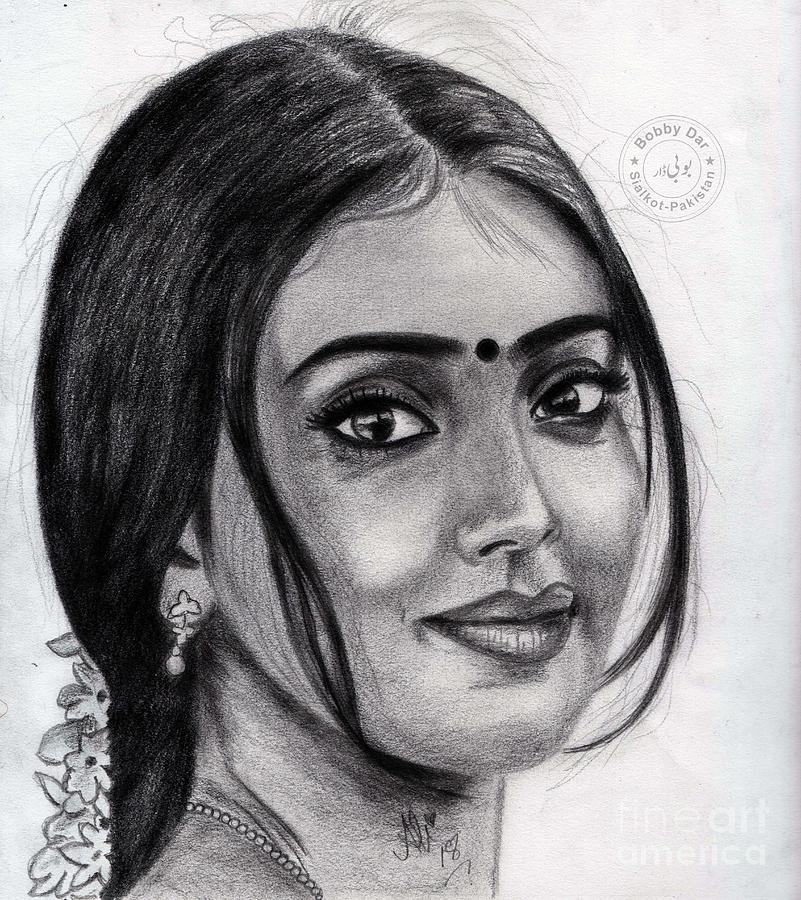 Shriya Saran Drawing Amazing