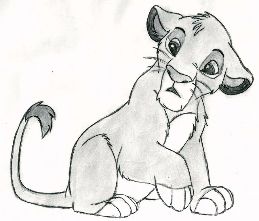 Simba Drawing Image