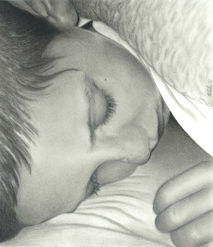 Sleeping Boy Drawing Images