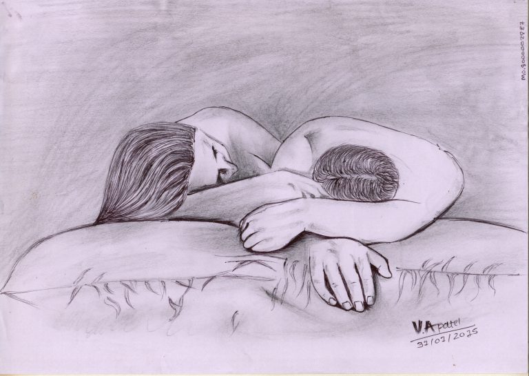 Sleeping Couple Drawing Creative Art