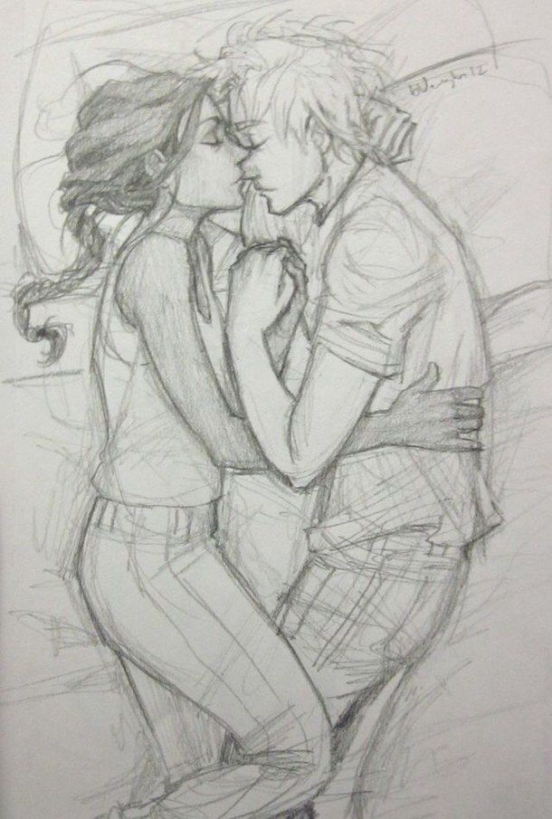Sleeping Couple Drawing Realistic