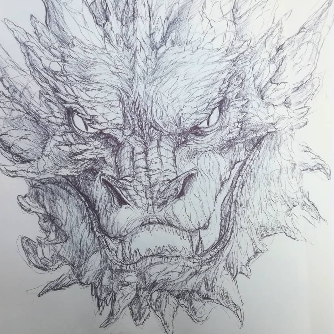 Smaug Drawing Art