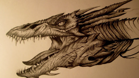 Smaug Drawing Beautiful Art