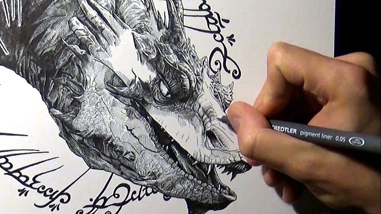Smaug Drawing Best