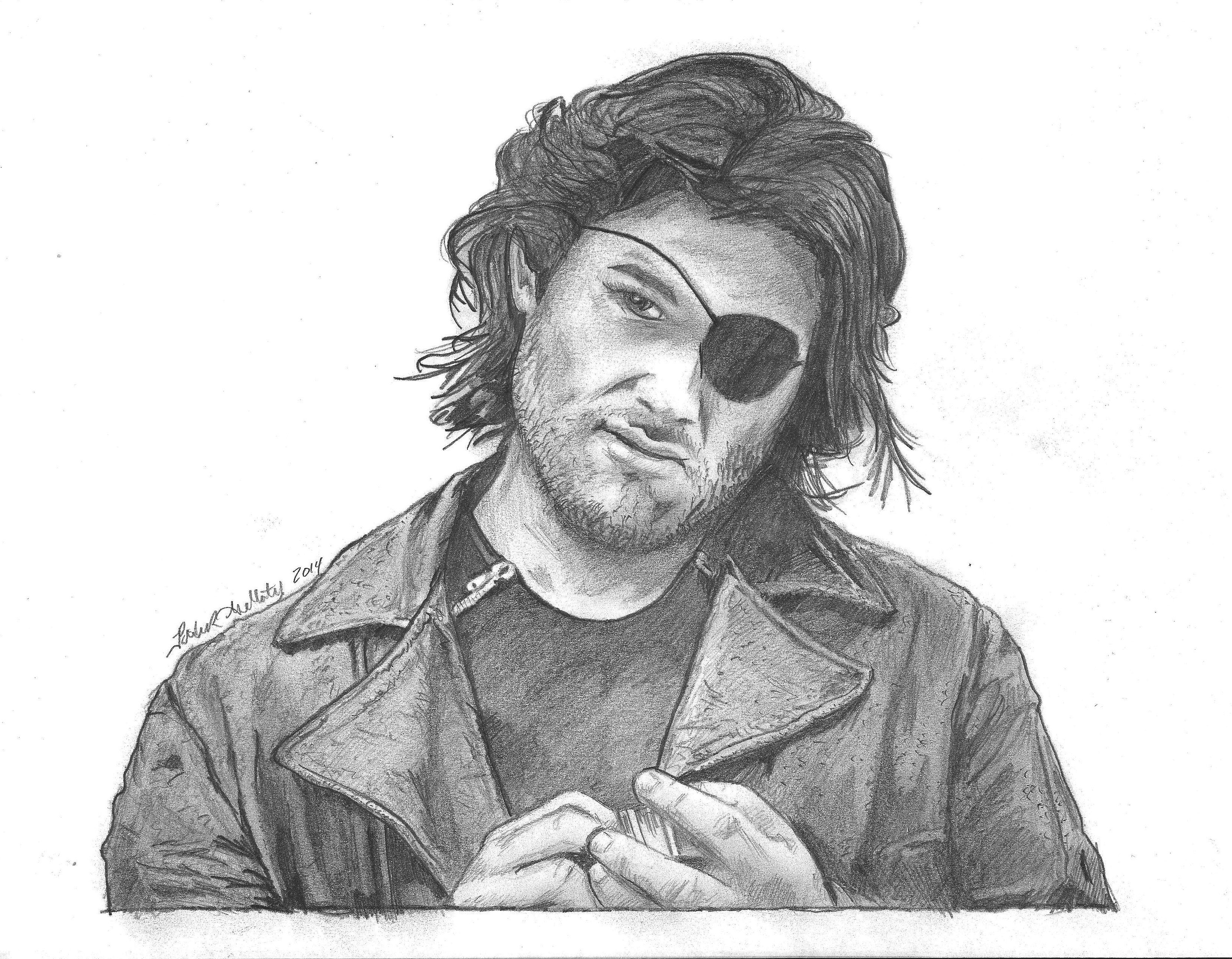 Snake Plissken Drawing Art