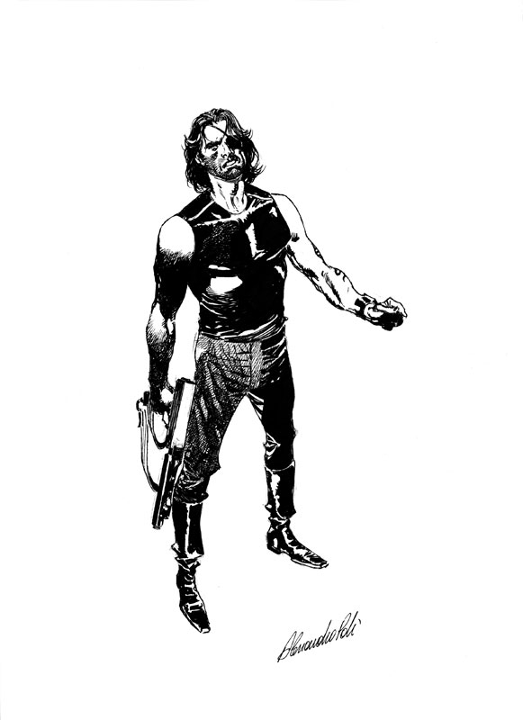 Snake Plissken Drawing Beautiful Image