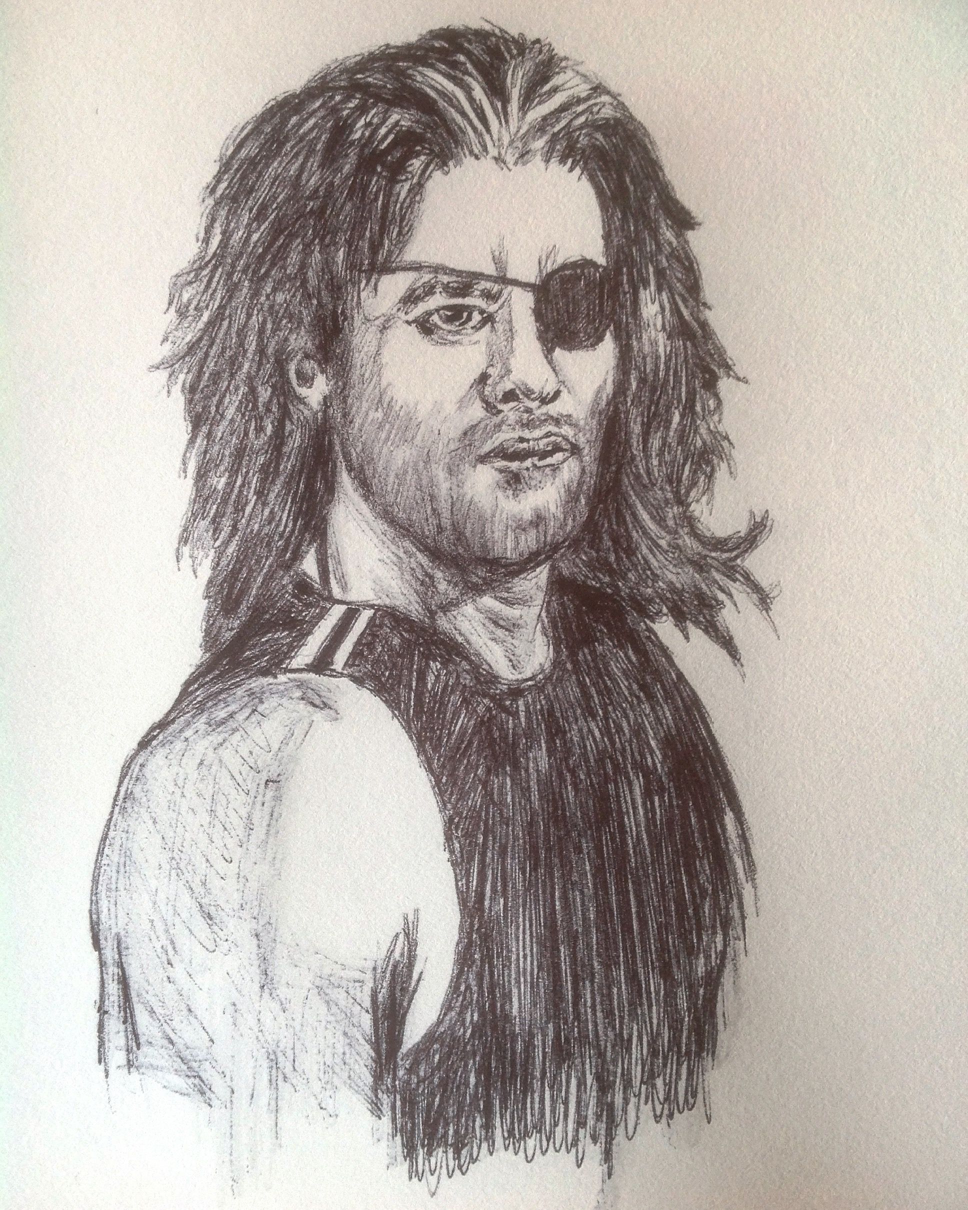 Snake Plissken Drawing