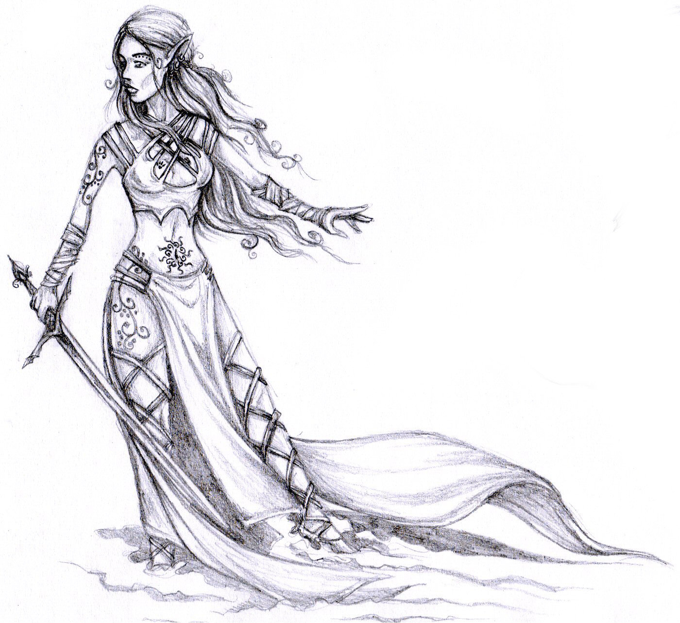 Sorceress Drawing Images