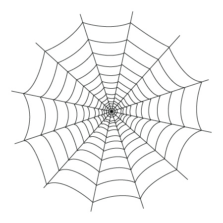 Spider Web Drawing Pics