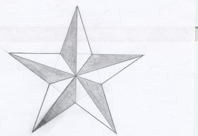 Star Drawing Beautiful Image