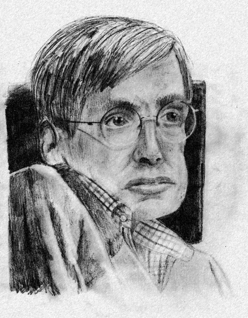 Stephen Hawking Drawing Art