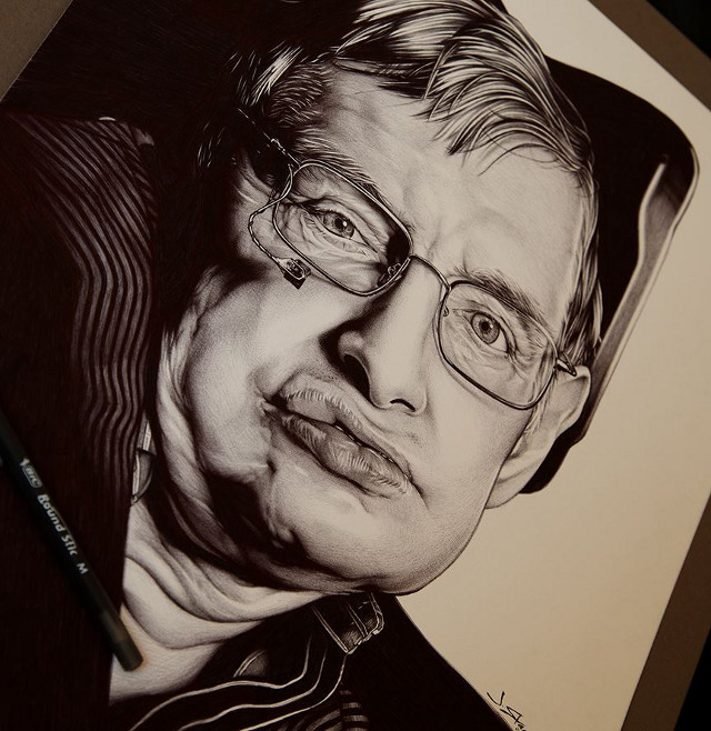 Stephen Hawking Drawing Best