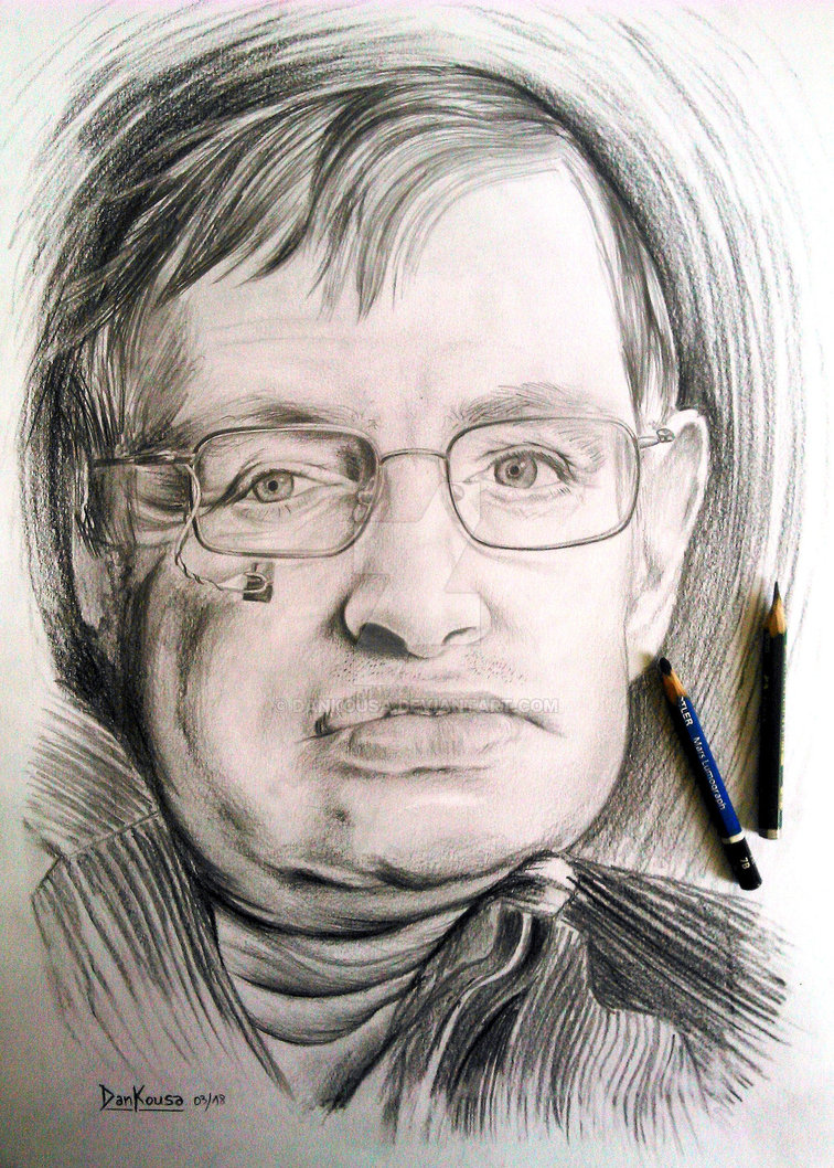 Stephen Hawking Drawing Image