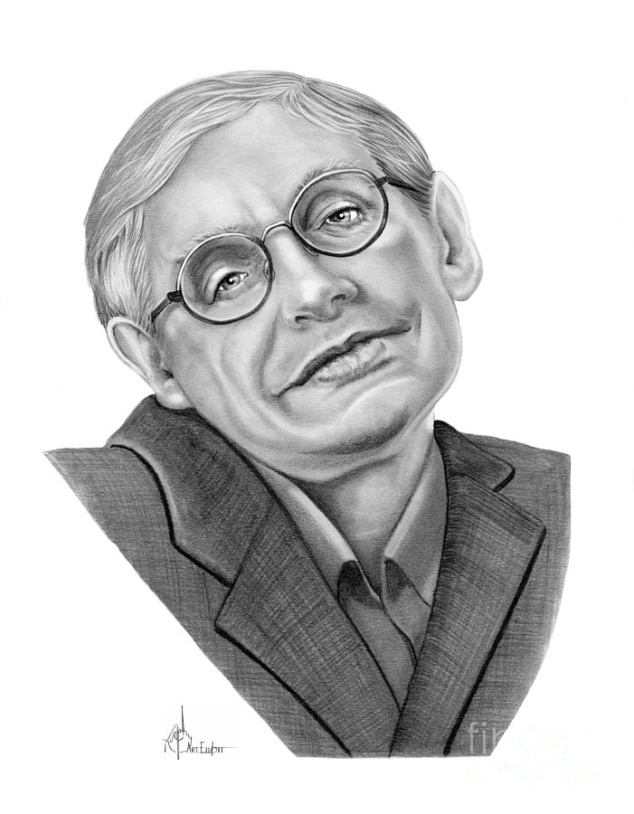 Stephen Hawking Drawing Pic
