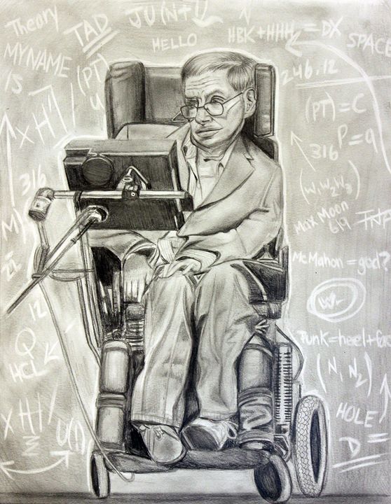Stephen Hawking Drawing Pics