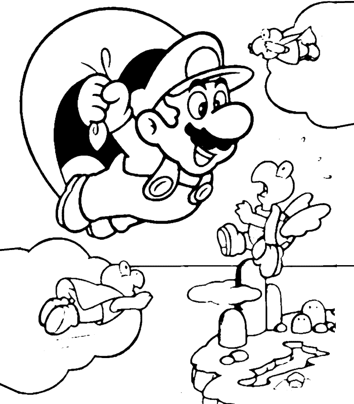 Super Mario Drawing Picture