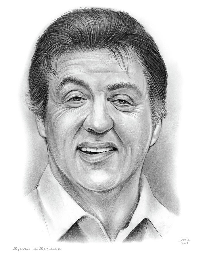 Sylvester Stallone Art Drawing