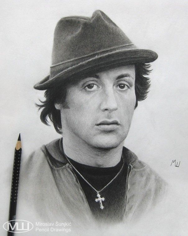 Sylvester Stallone Drawing Art