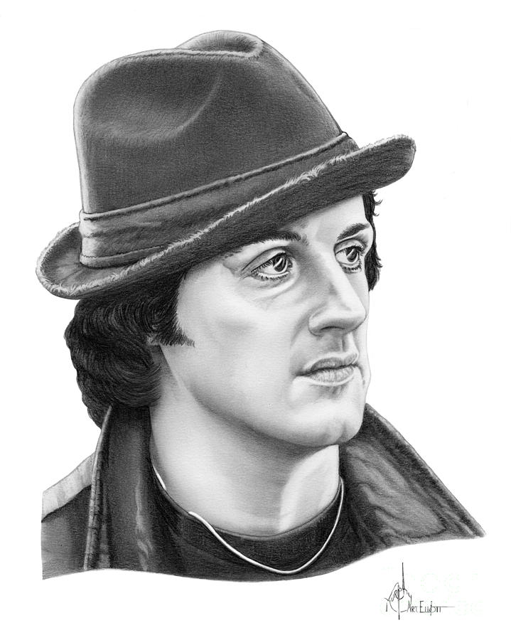 Sylvester Stallone Drawing High-Quality