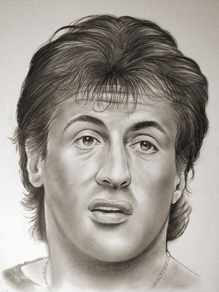 Sylvester Stallone Drawing Realistic