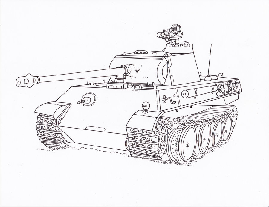 Tank Drawing Beautiful Art