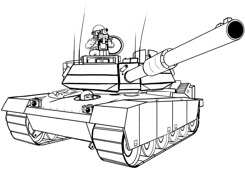 Tank Drawing High-Quality