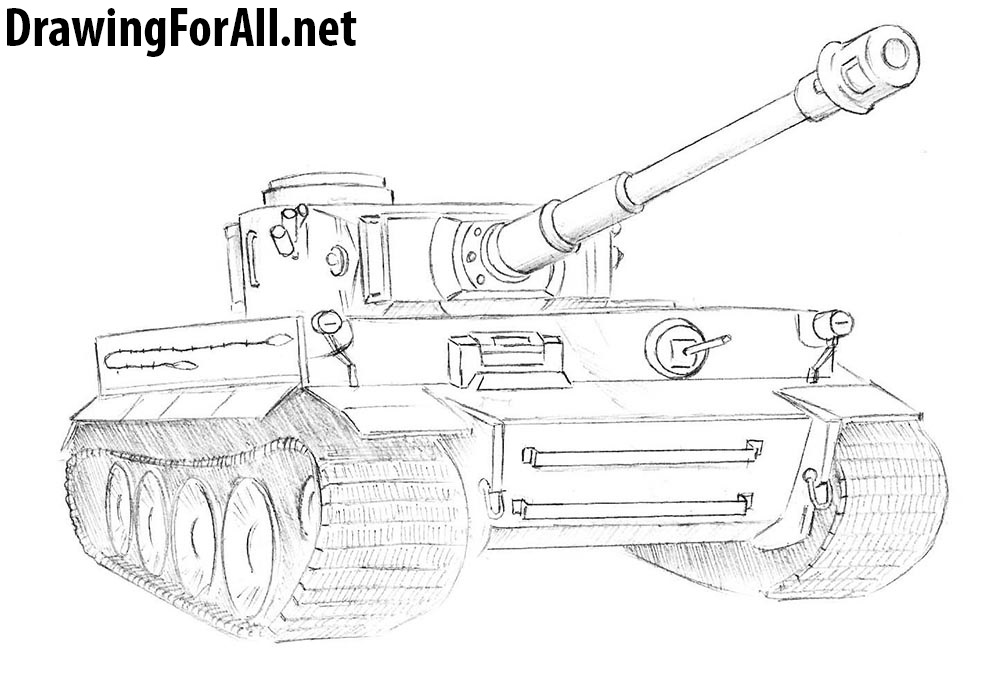 Tank Drawing Image