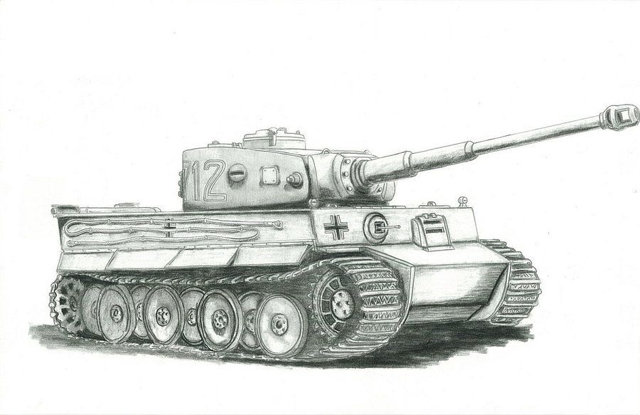 Tank Drawing Pic