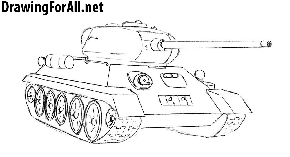 Tank Drawing Picture