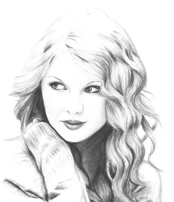 How to draw Taylor Swift step by step  Drawing Tutorial  YouCanDraw   YouTube