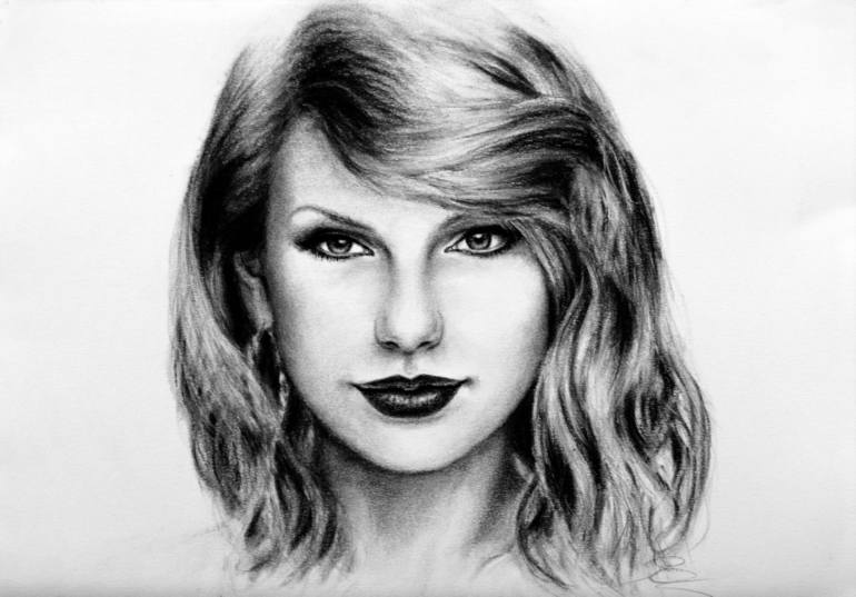 Taylor Swift Drawing Image