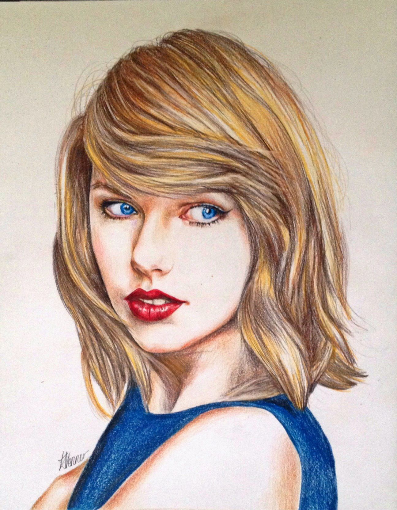 Taylor Swift Drawing Photo