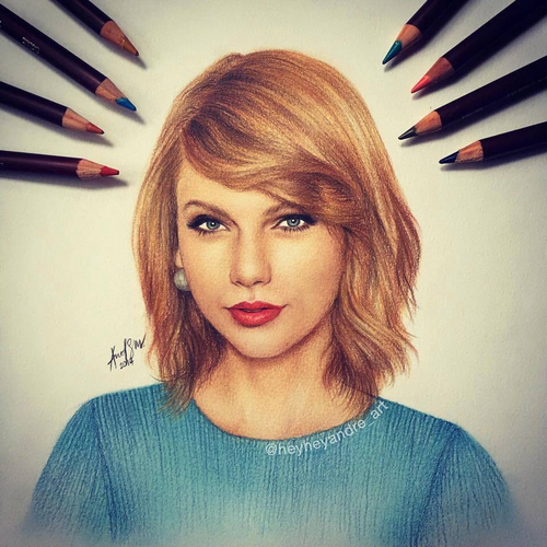 Taylor Swift Drawing Realistic