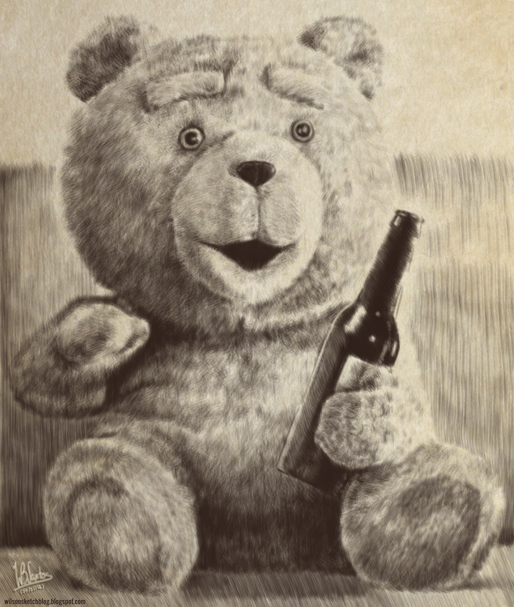 Ted Drawing Photo