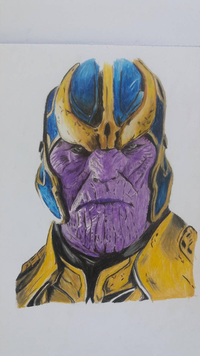 Thanos Art Drawing