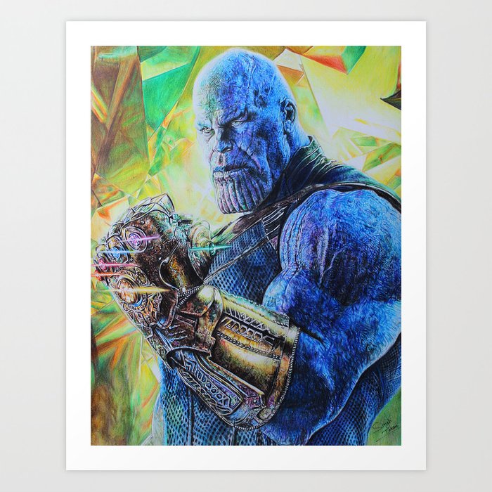 Thanos Drawing Beautiful Art