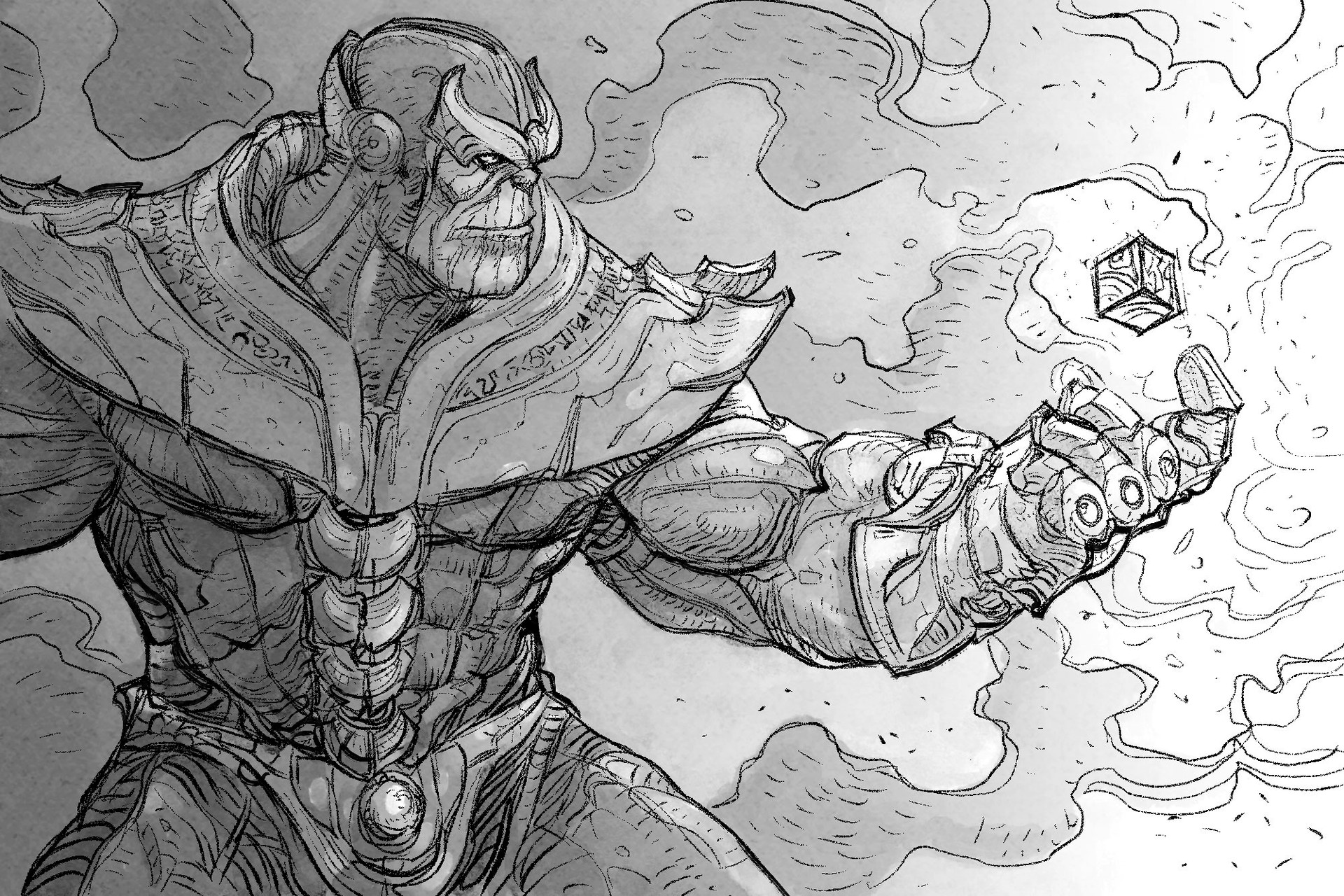 Thanos Drawing Best
