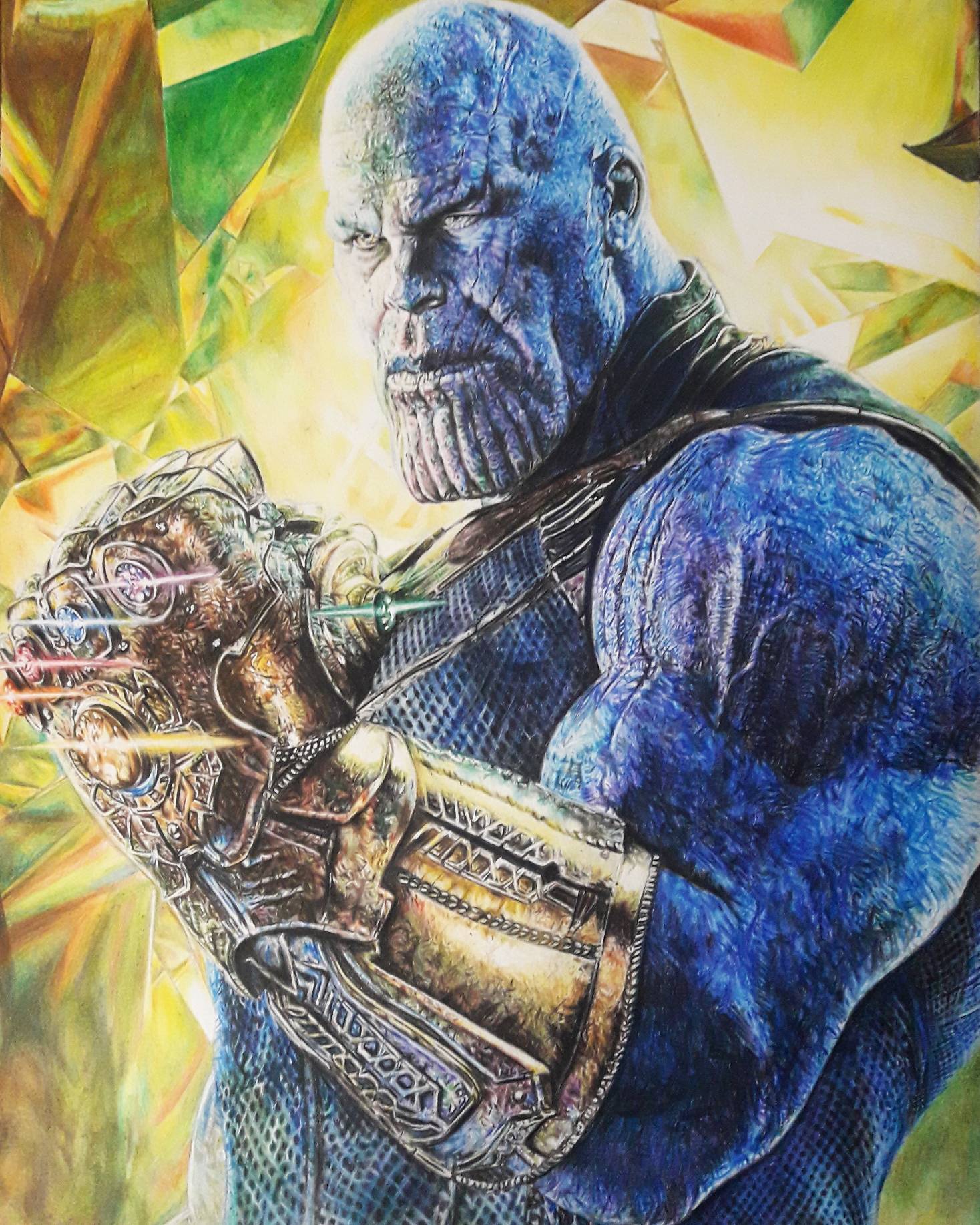 Thanos Drawing High-Quality