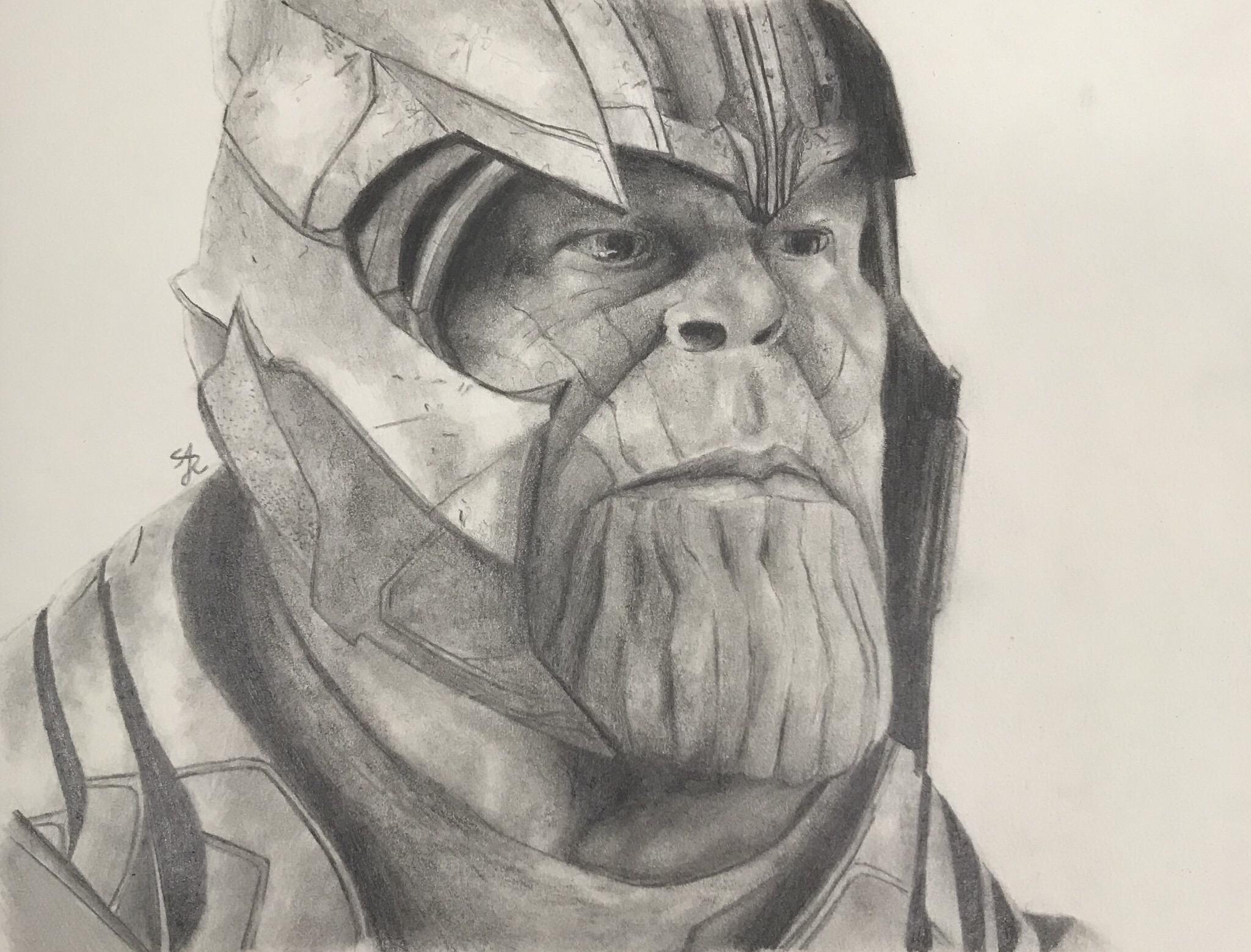Thanos Drawing Picture