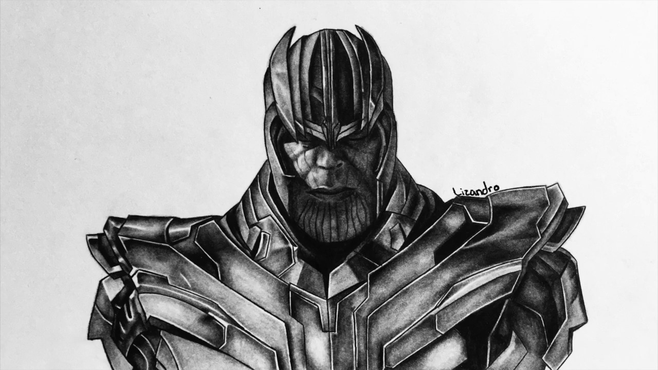 Thanos Drawing Realistic