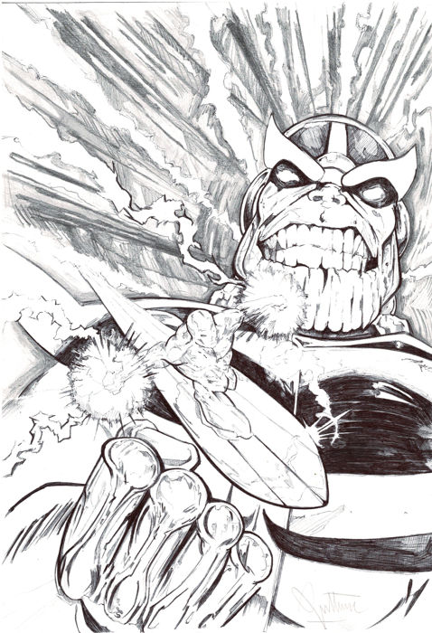 Thanos Drawing