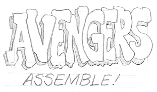 The Avengers Drawing Sketch