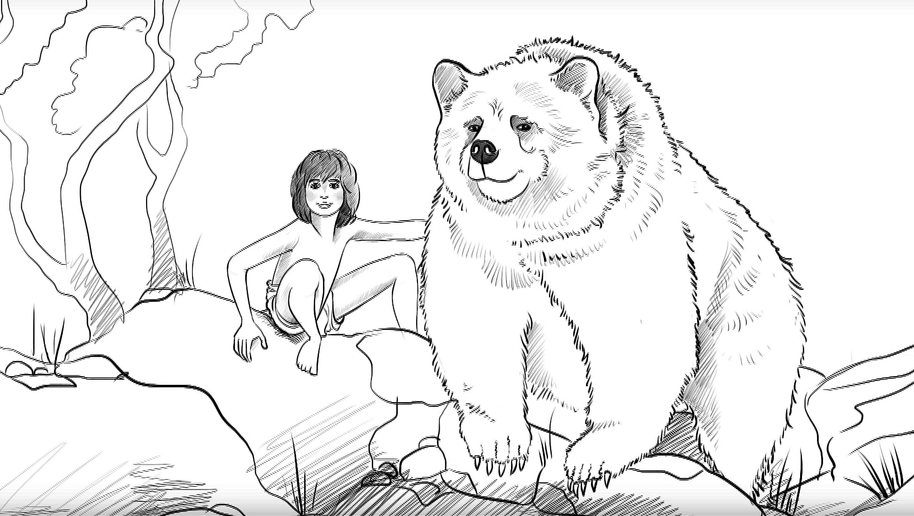 The Jungle Book Drawing High-Quality