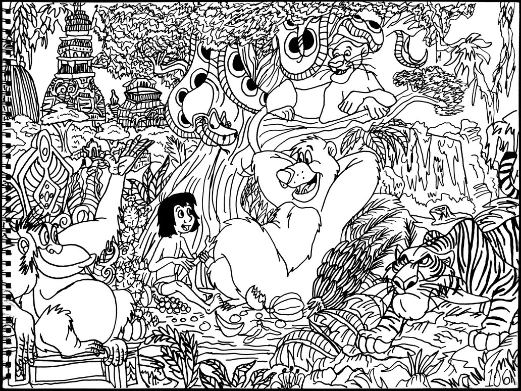 The Jungle Book Drawing Pictures