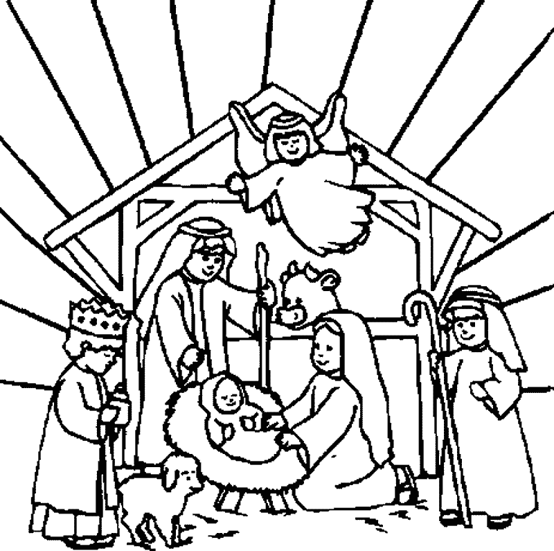 The Nativity Drawing Best