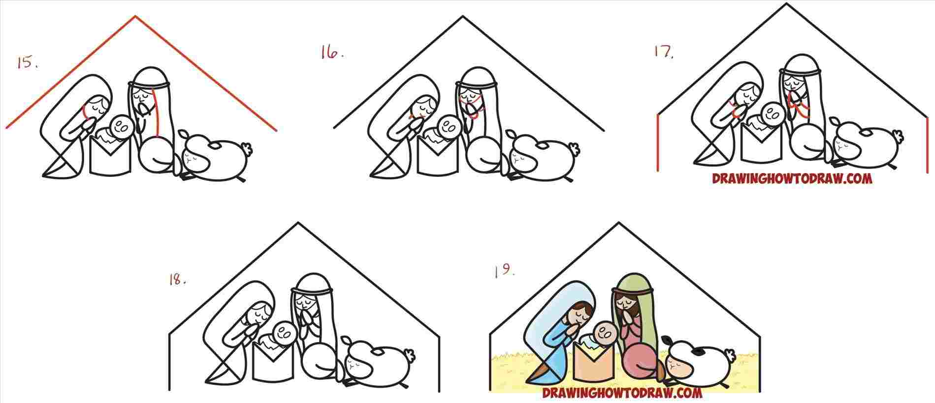 The Nativity Drawing Image