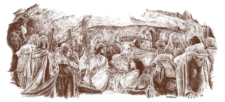 The Nativity Drawing Images