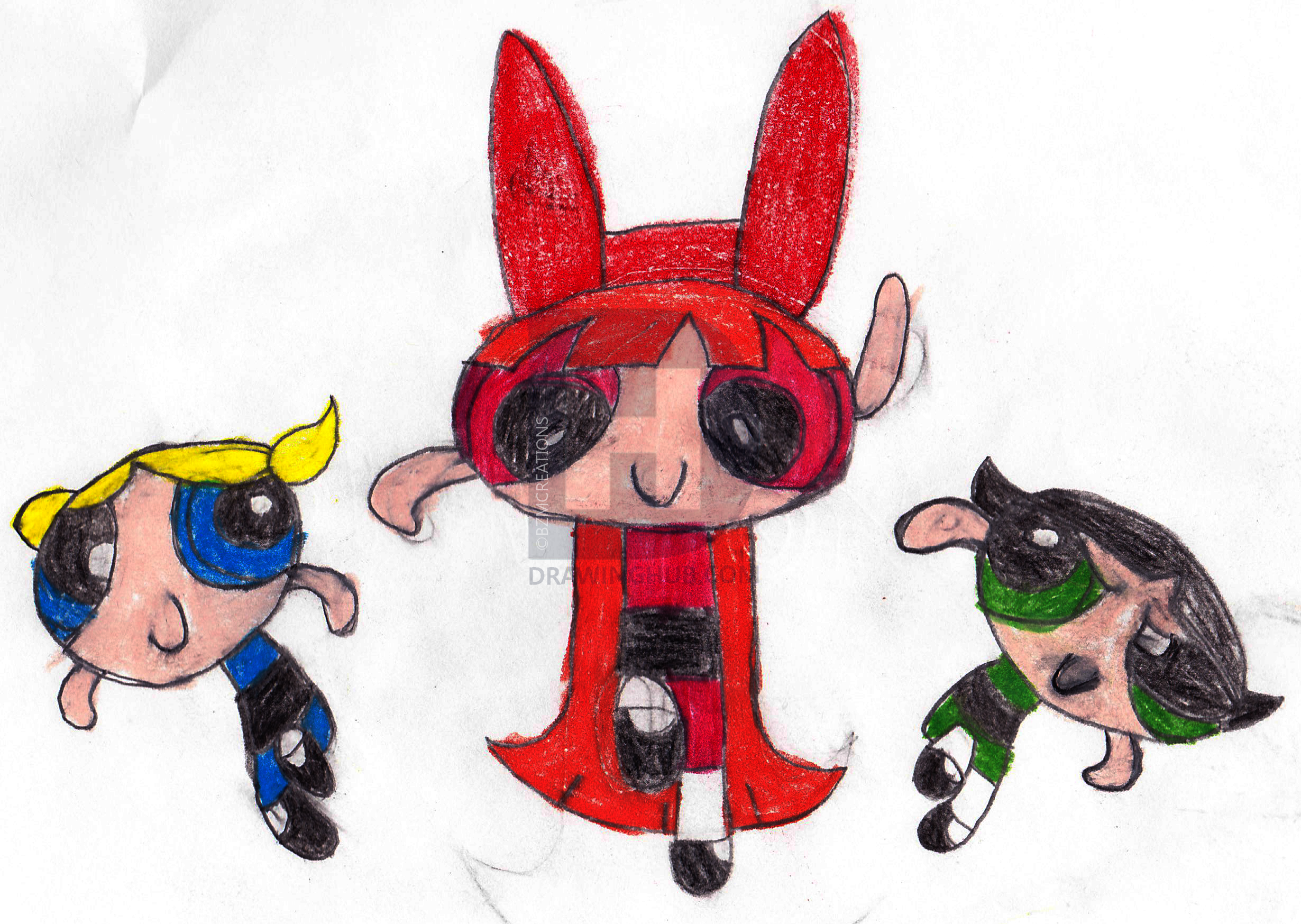 The Powerpuff Girls Drawing Images