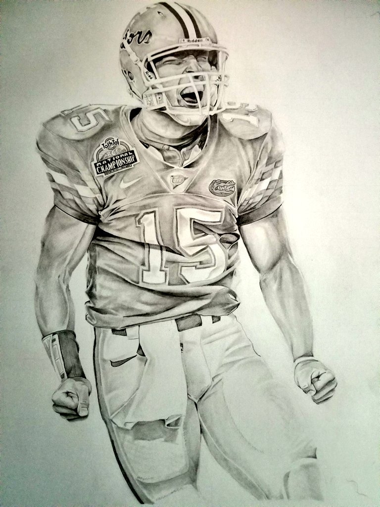 Tim Tebow Drawing Photo