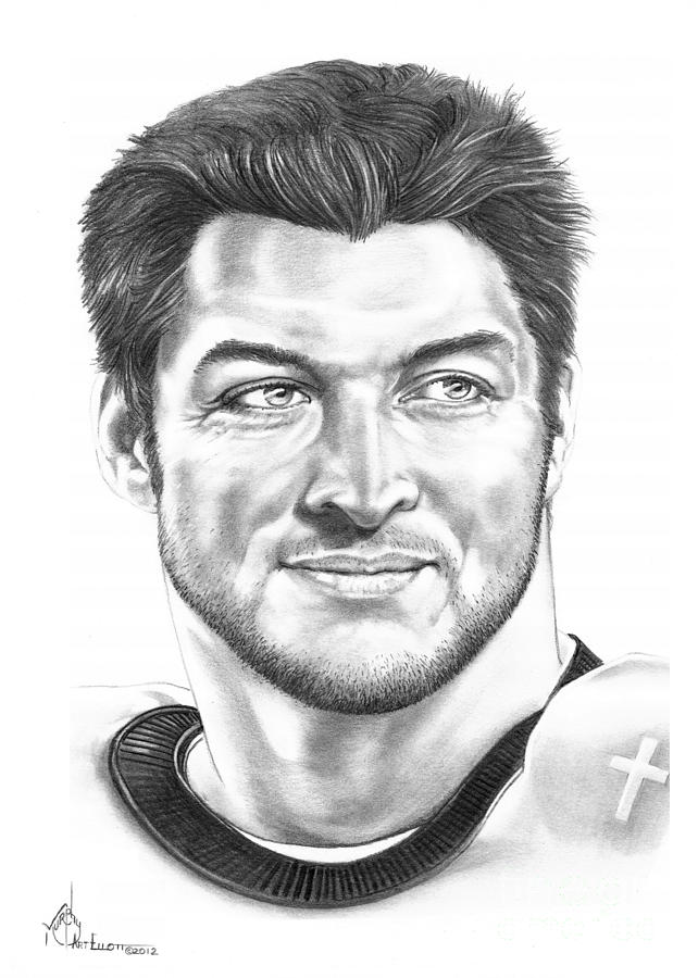Tim Tebow Drawing